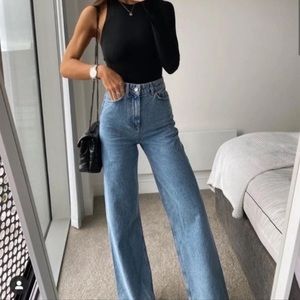 Zara Blogger Favorite Wide Leg Jean